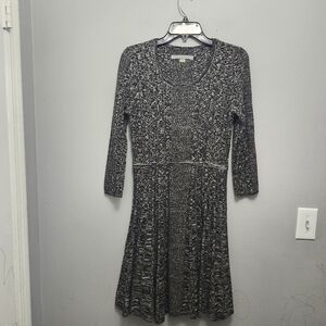 Mark New York women's sweater dress size M black and white